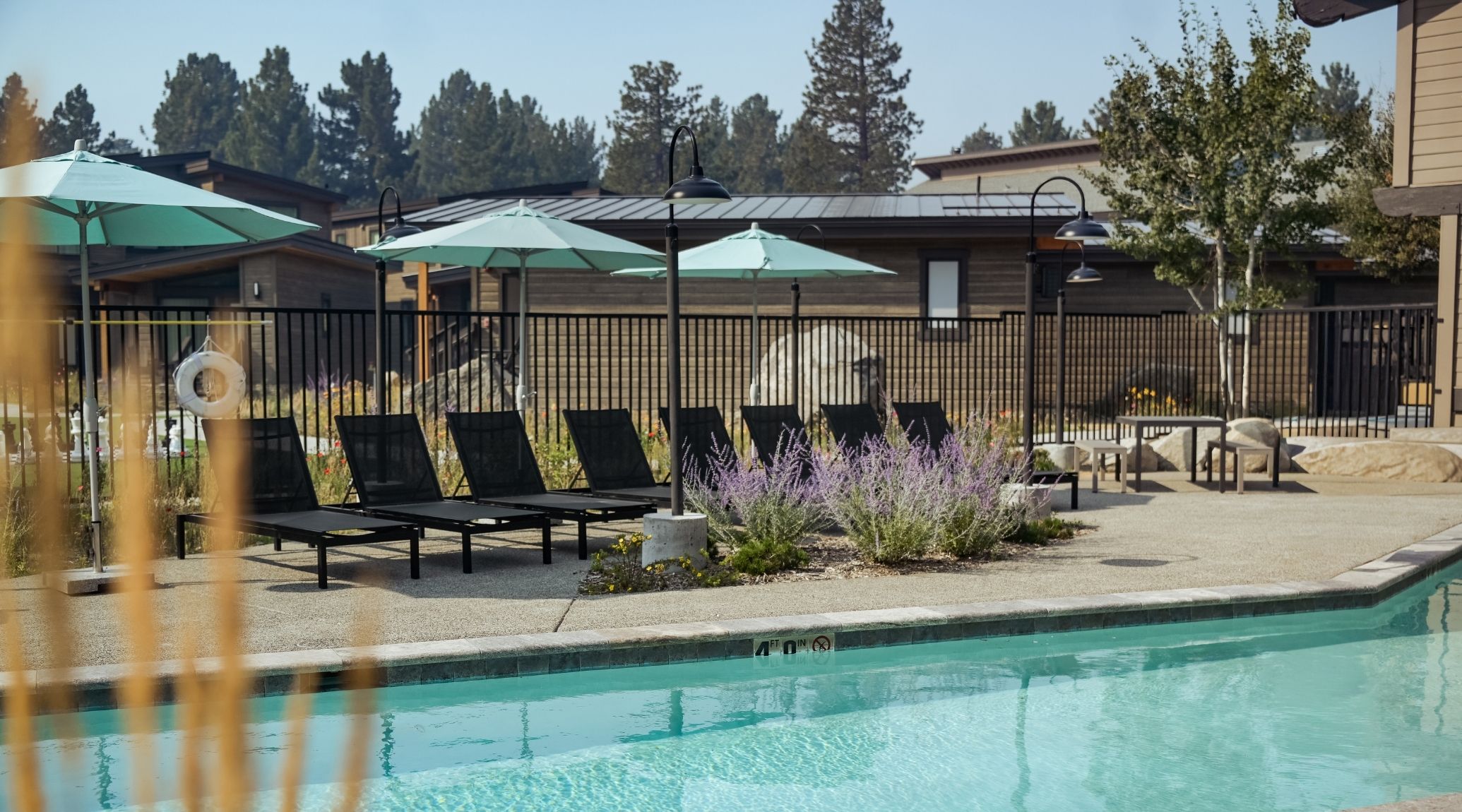 Outbound Mammoth - Amenities - Outdoor Pool + Hot Tub