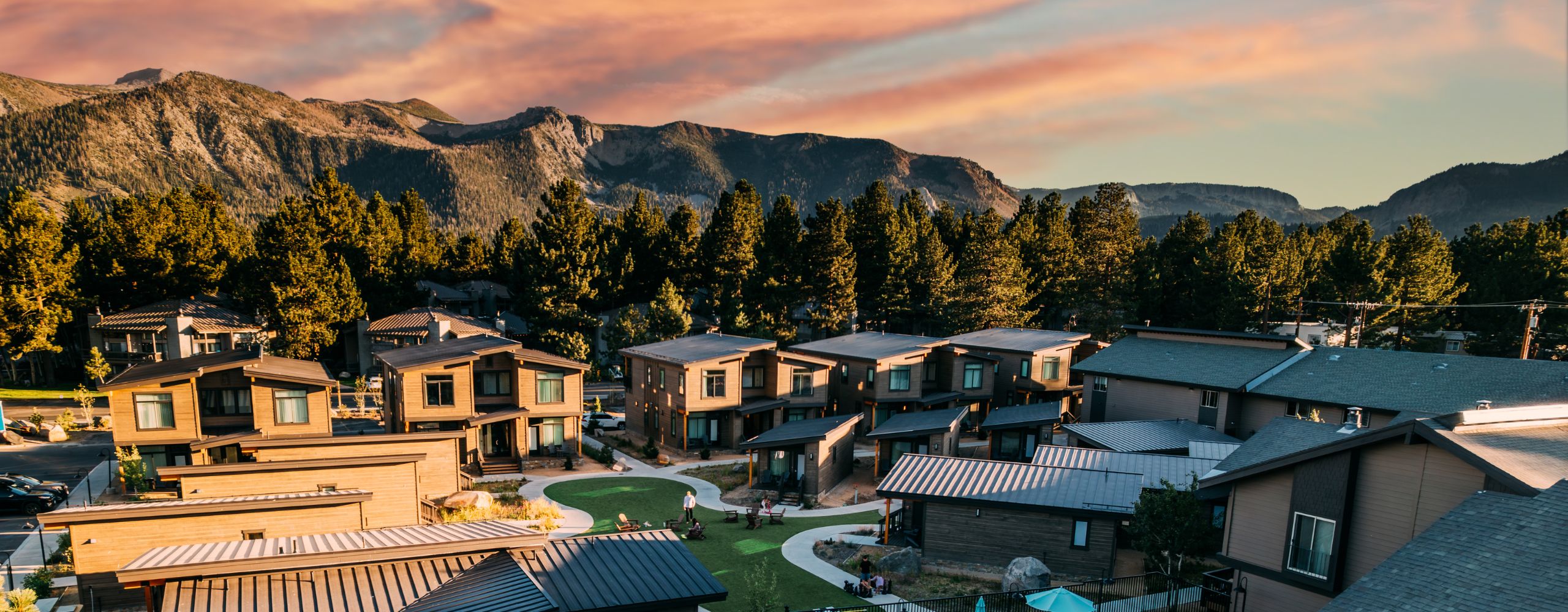 Sunset at Outbound Mammoth