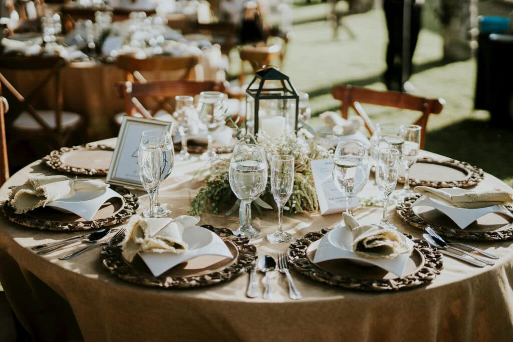 Outbound Mammoth - Weddings - Bride and Groom Dining Silverwear