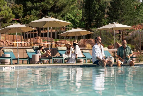 Adults at Outbound Sedona pool