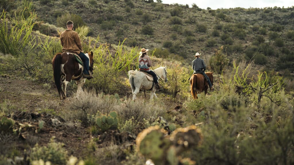 Horseback riding in Sedona