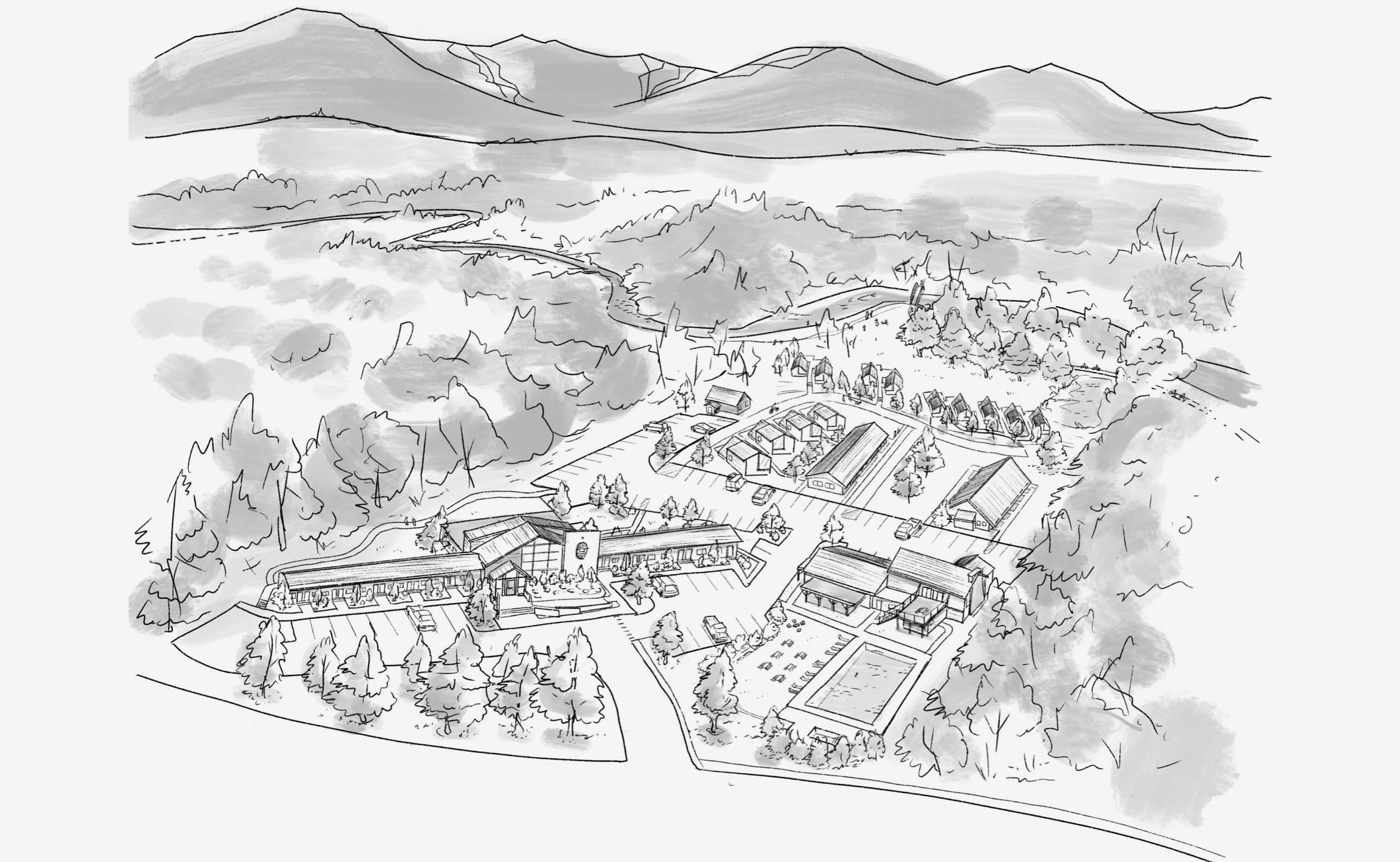 Outbound Stowe - Hotel Map