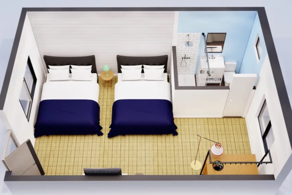 Outbound Stowe - Room - Classic Two Queens