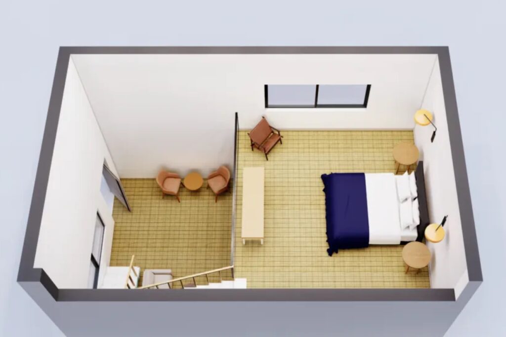 Outbound Stowe - Room - Outbound King Loft Suite
