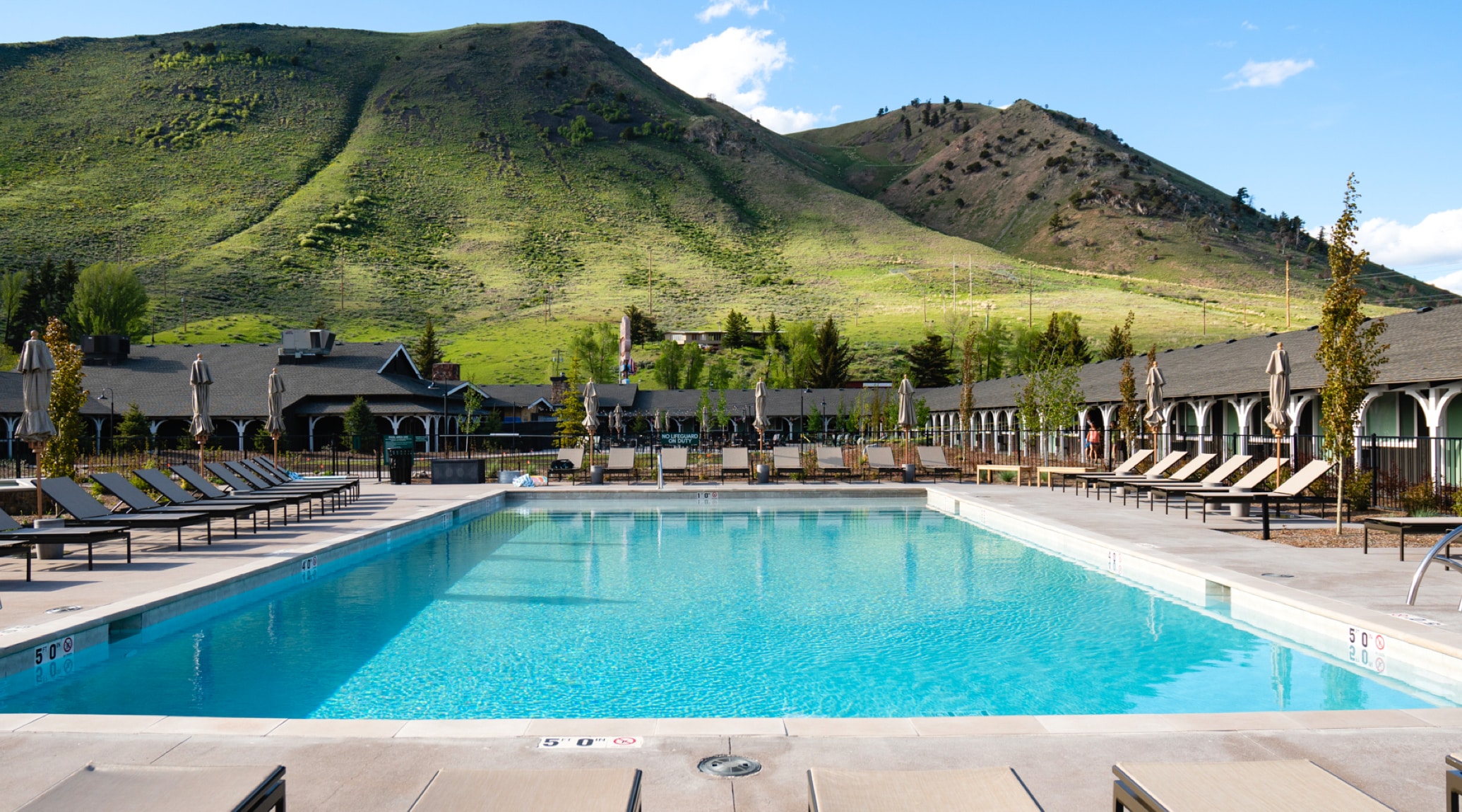 The Virginian Lodge - Amenities - Pool + Hot Tub