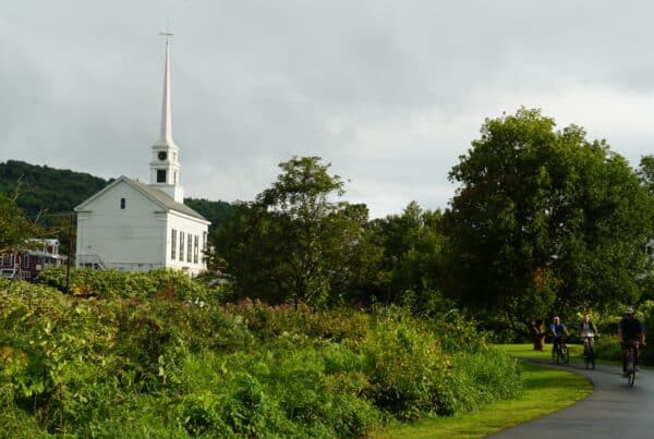 Stowe-Mountain Bikers and Church
