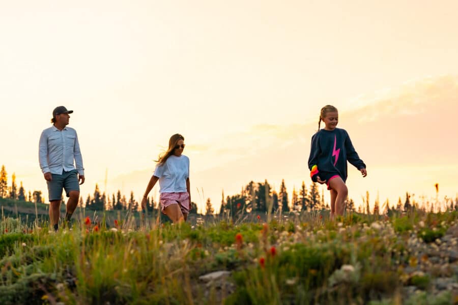 Family Hike in Park City Summer